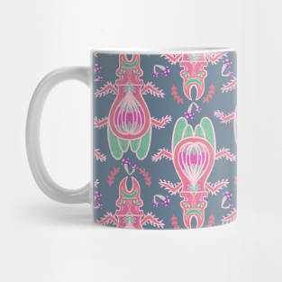 Beetle & the Shroom Dusty Rose Mug